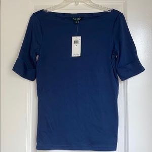 Lauren Ralph Lauren Stretch Boatneck top